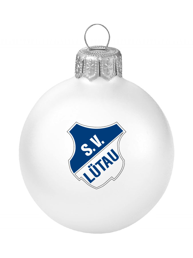 Weihnachtskugel Logo 8cm