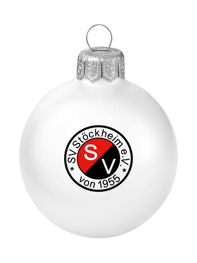Weihnachtskugel Logo 8cm