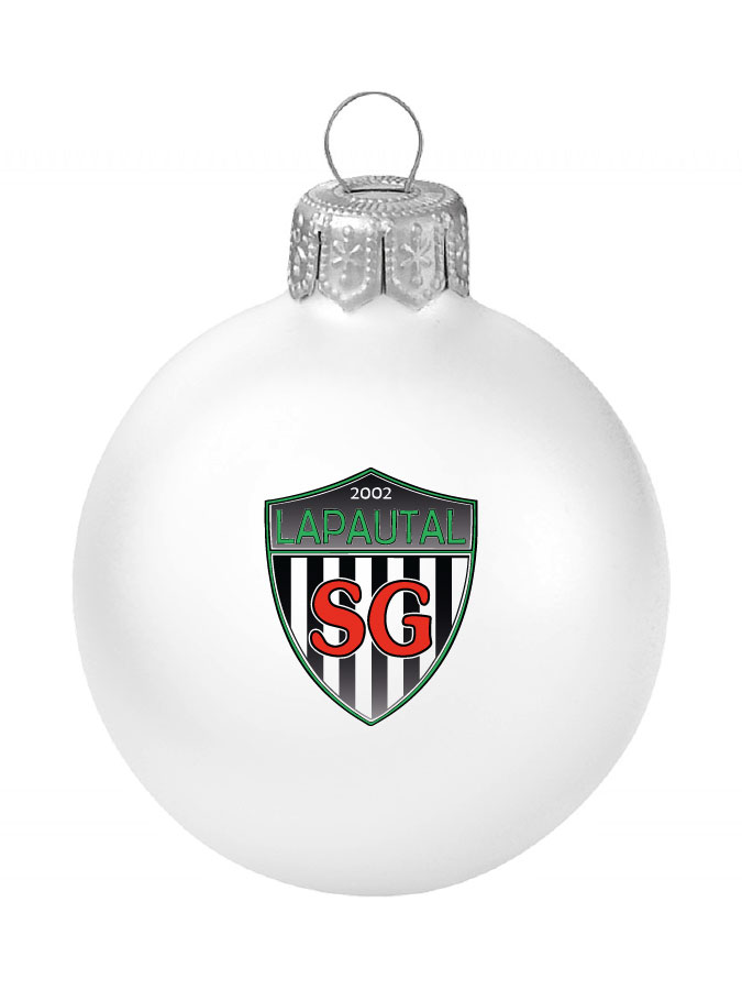 Weihnachtskugel Logo 8cm