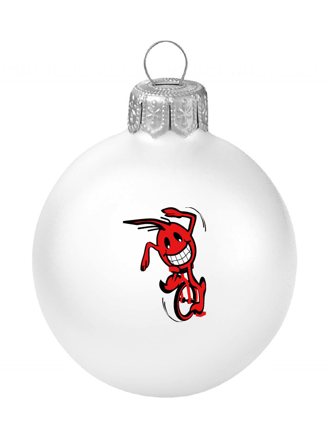 Weihnachtskugel Logo 8cm