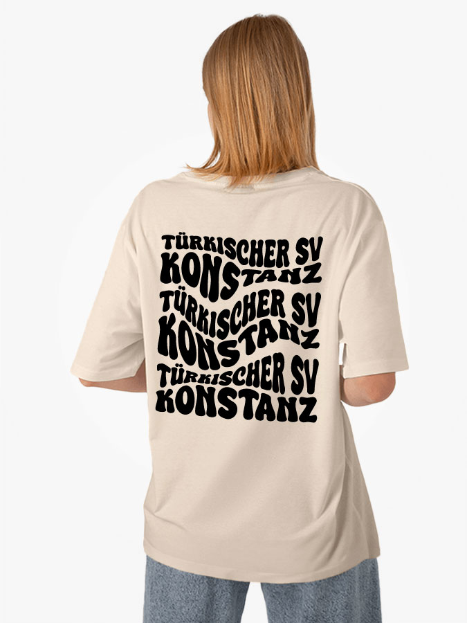 Oversized Shirt Wavy Damen