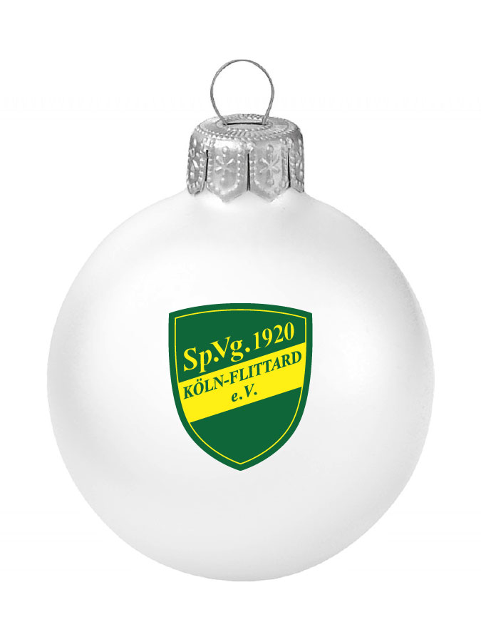 Weihnachtskugel Logo 8cm