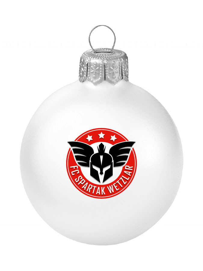 Weihnachtskugel Logo 8cm