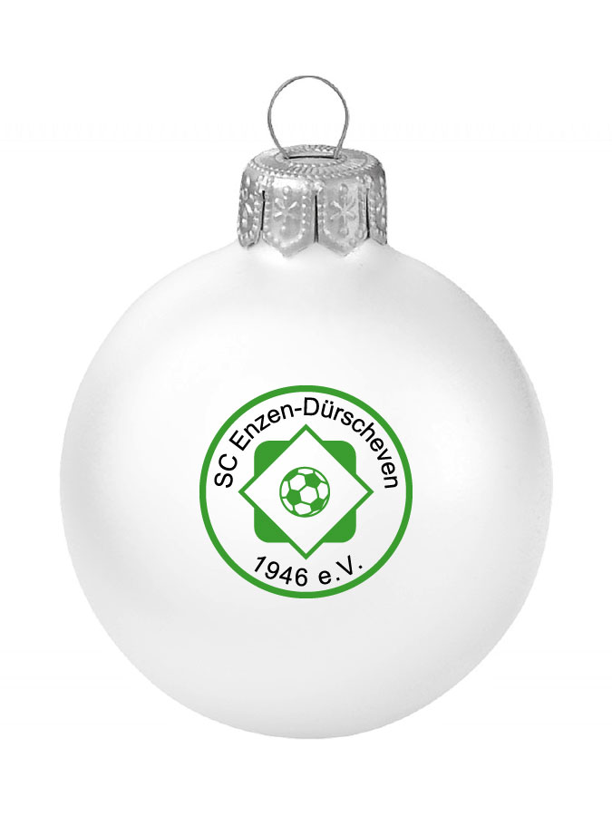 Weihnachtskugel Logo 8cm