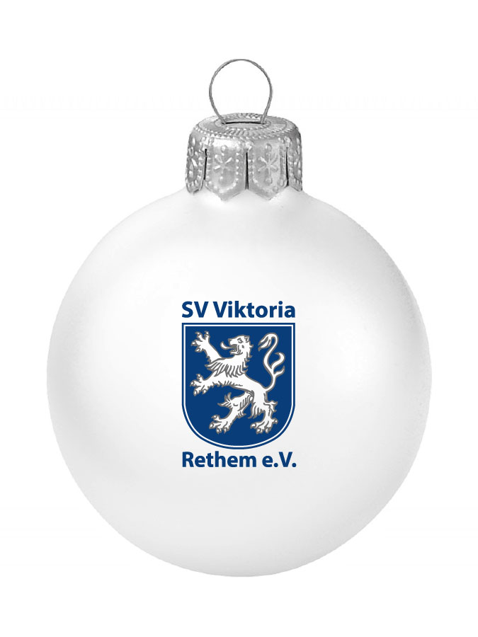 Weihnachtskugel Logo 8cm