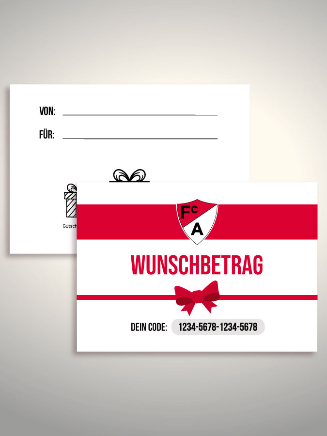 Geschenkgutschein per Versand (Weiß)