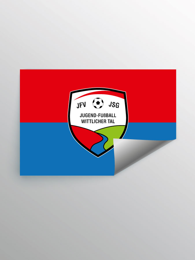 Aufkleber DIN A7 Logo