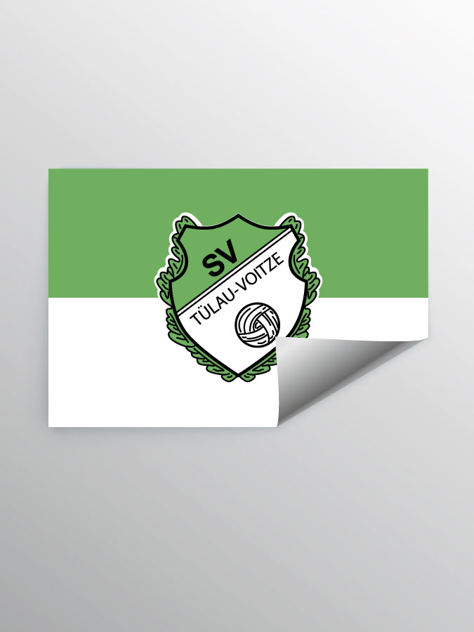 Aufkleber DIN A7 Logo