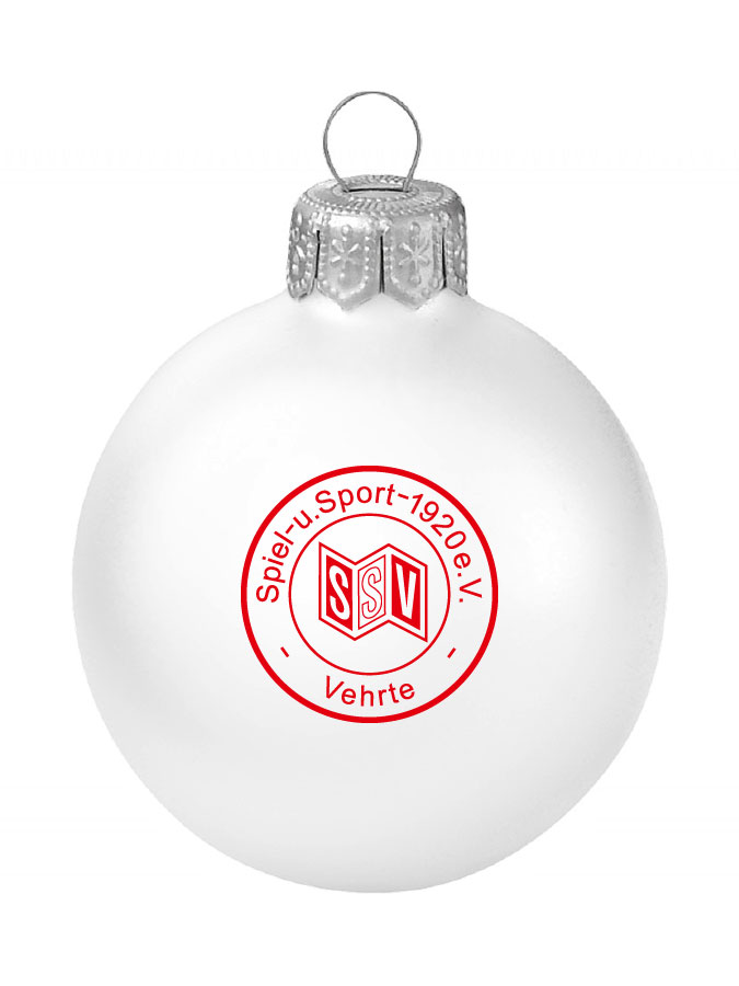 Weihnachtskugel Logo 8cm