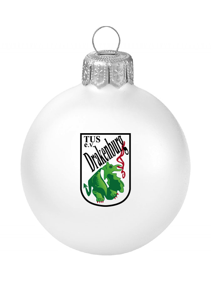 Weihnachtskugel Logo 8cm