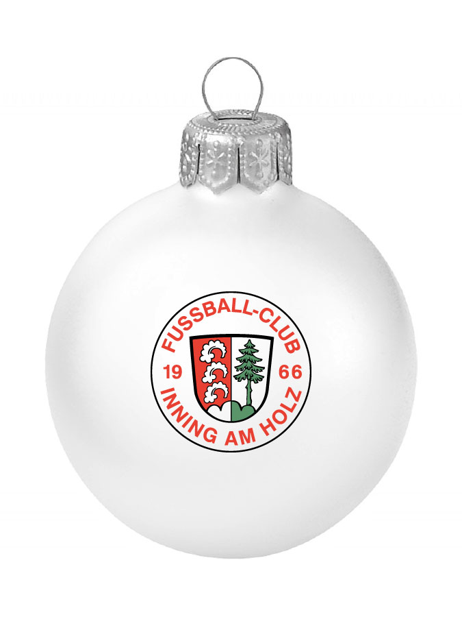 Weihnachtskugel Logo 8cm