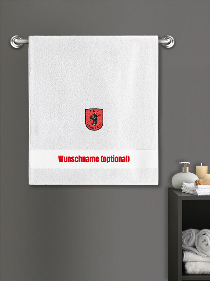 Badehandtuch Team Sticklogo