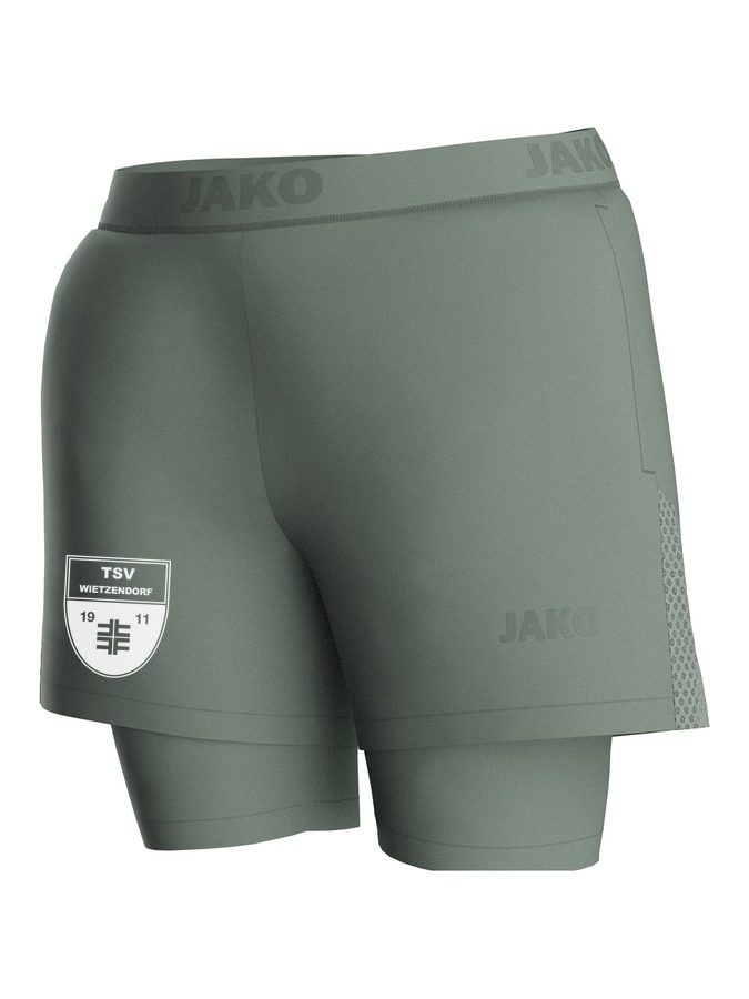 Jako 2-in-1-Short Power Damen