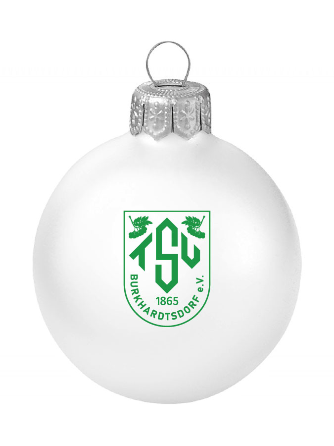 Weihnachtskugel Logo 8cm