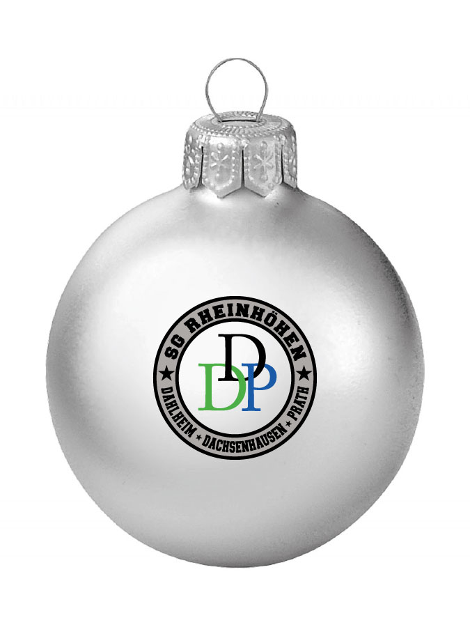 Weihnachtskugel Logo 8cm