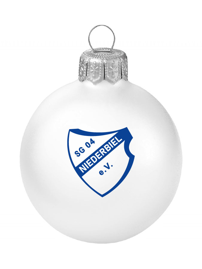 Weihnachtskugel Logo 8cm