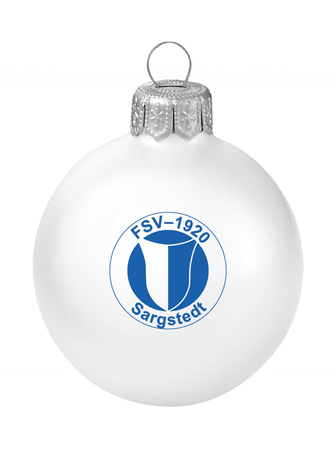 Weihnachtskugel Logo 8cm