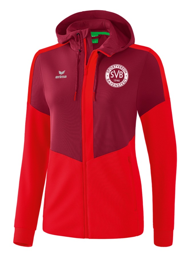 Erima Squad Trainingsjacke mit Kapuze Damen