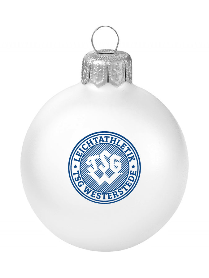 Weihnachtskugel Logo 8cm