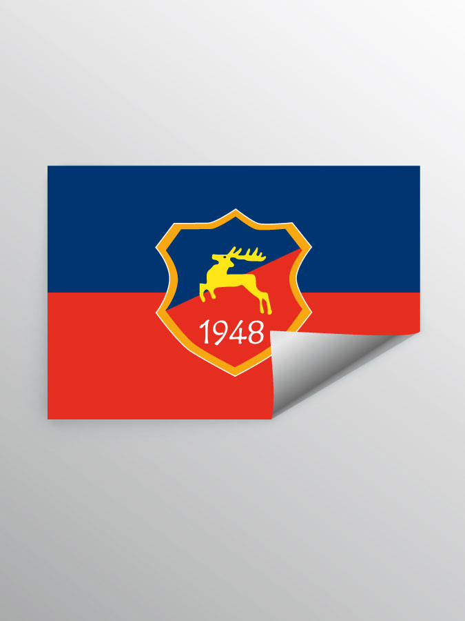 Aufkleber DIN A7 Logo