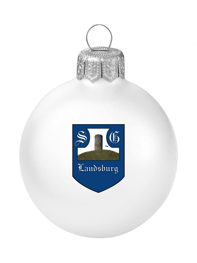 Weihnachtskugel Logo 8cm
