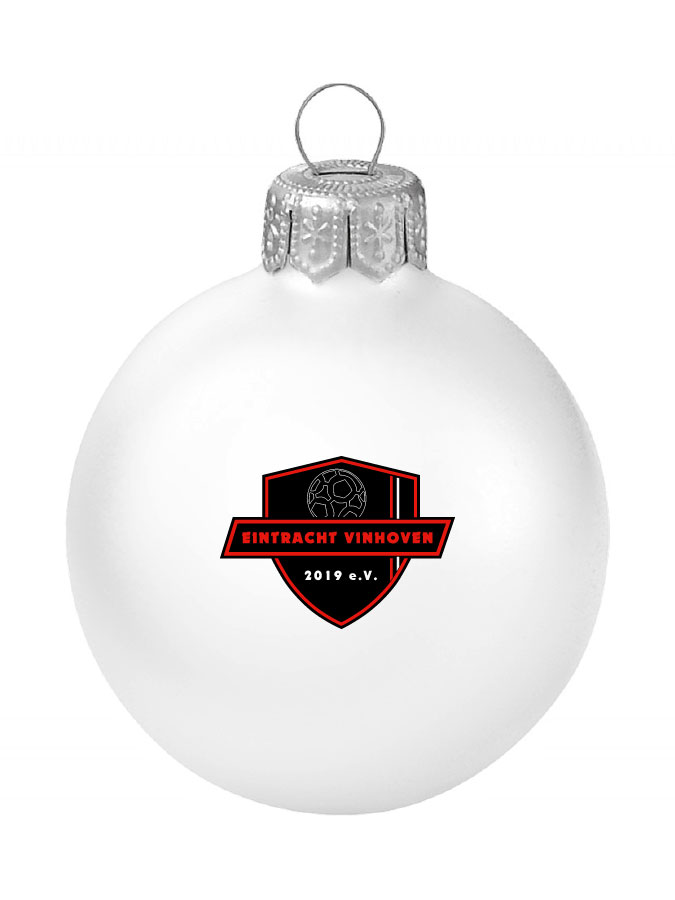 Weihnachtskugel Logo 8cm