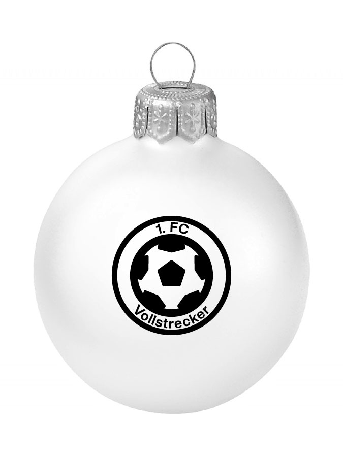 Weihnachtskugel Logo 8cm