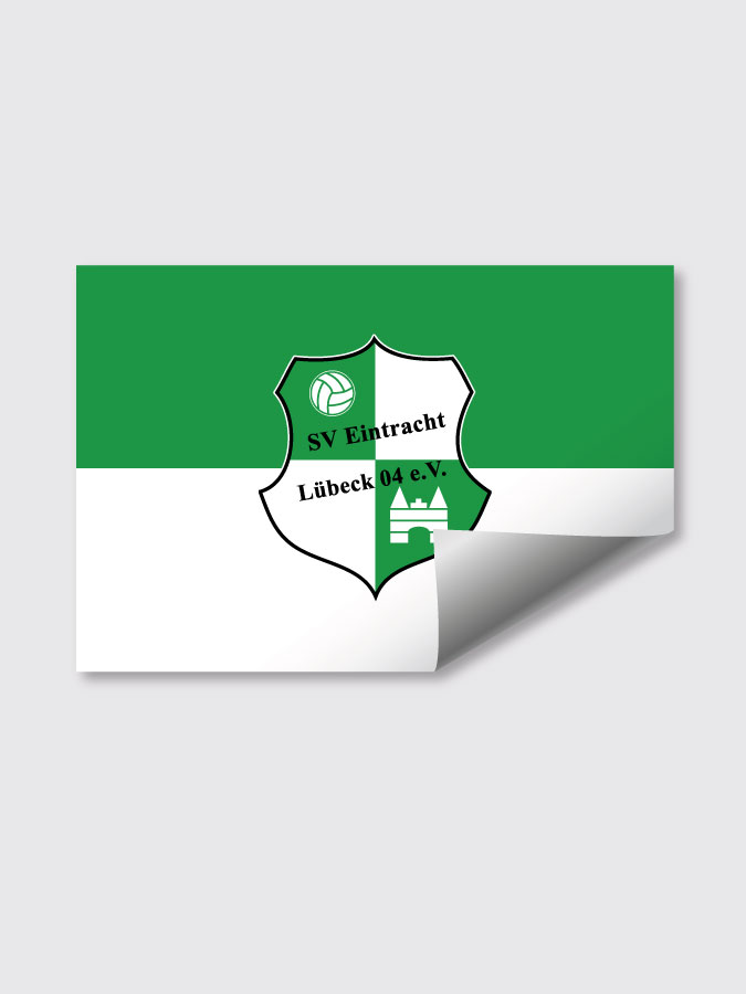 Aufkleber DIN A7 Logo