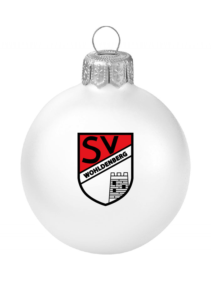 Weihnachtskugel Logo 8cm