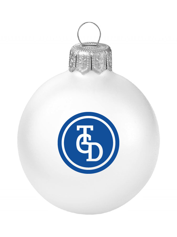 Weihnachtskugel Logo 8cm