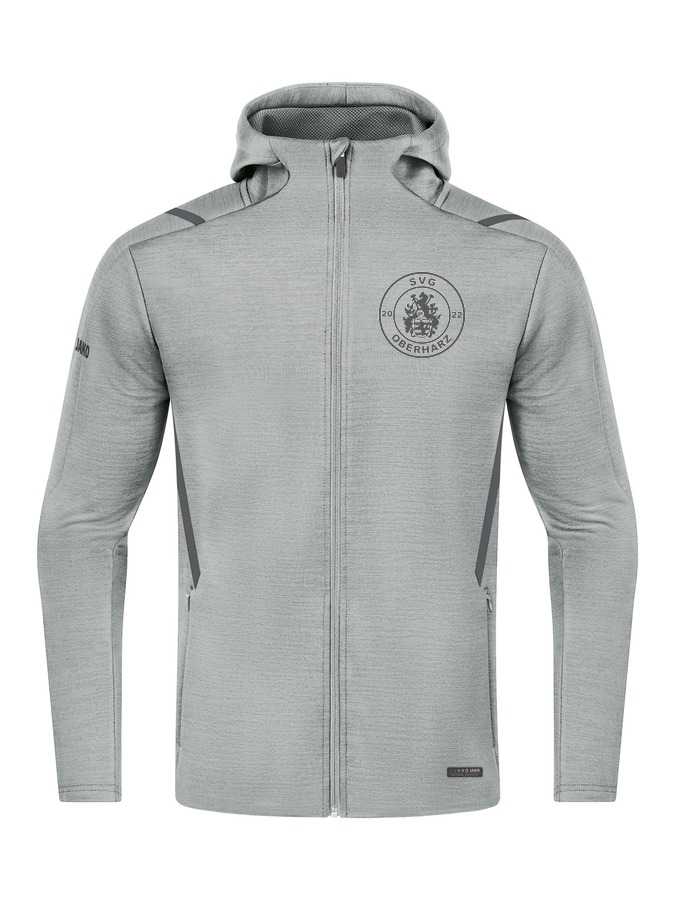 Jako Freizeitjacke Challenge mit Kapuze