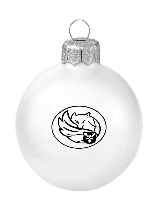 Weihnachtskugel Logo 8cm