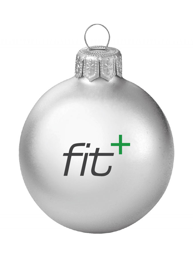 Weihnachtskugel Logo 8cm