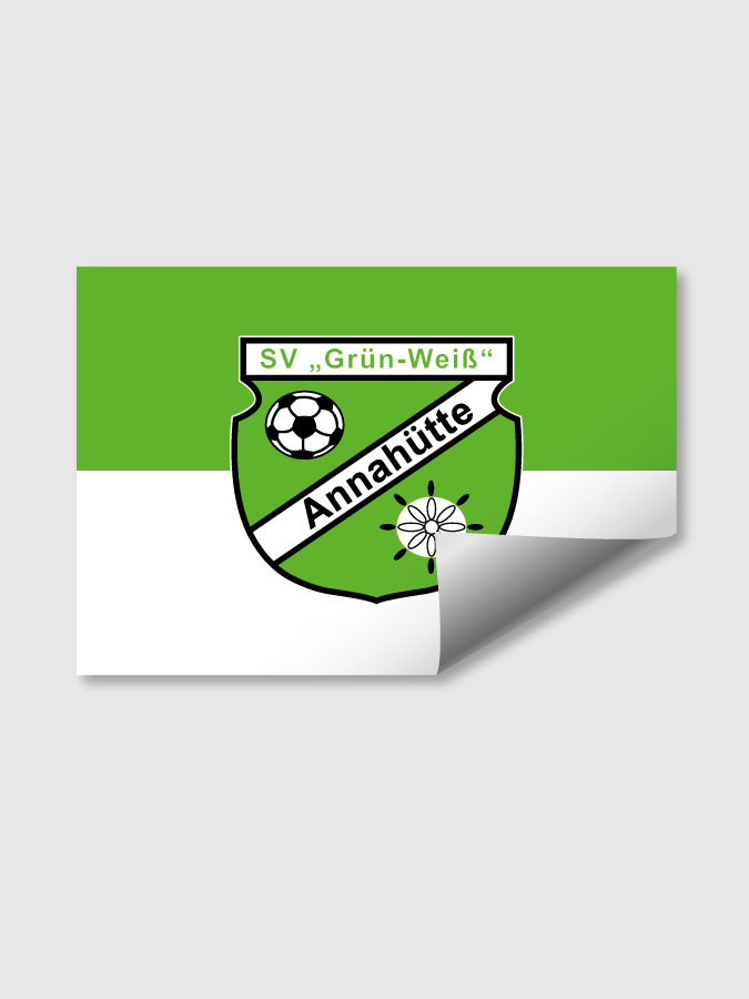 Aufkleber DIN A7 Logo