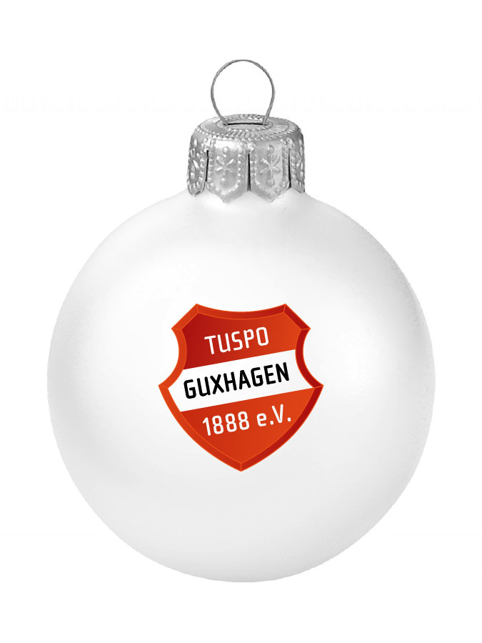 Weihnachtskugel Logo 8cm