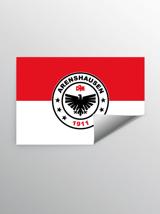 Aufkleber DIN A7 Logo