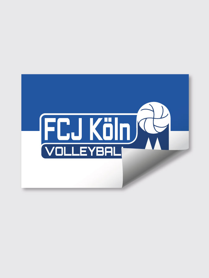 Aufkleber DIN A7 Logo
