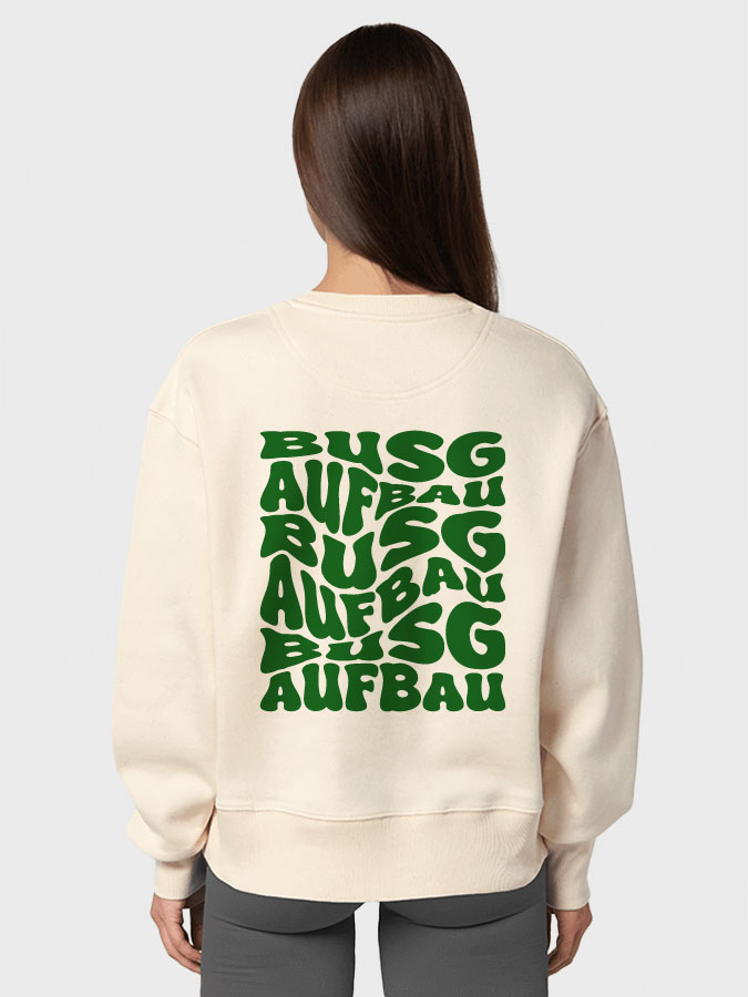 Oversized Sweater Wavy Damen