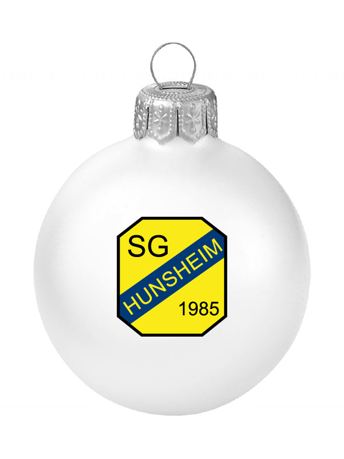 Weihnachtskugel Logo 8cm