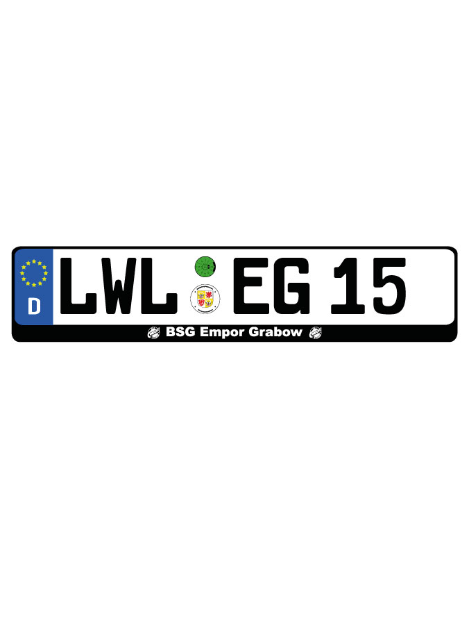 Kennzeichenhalter Kalden (2er Set)