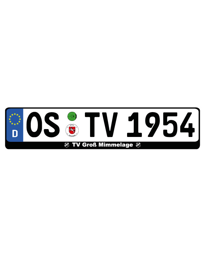 Kennzeichenhalter Kalden (2er Set)