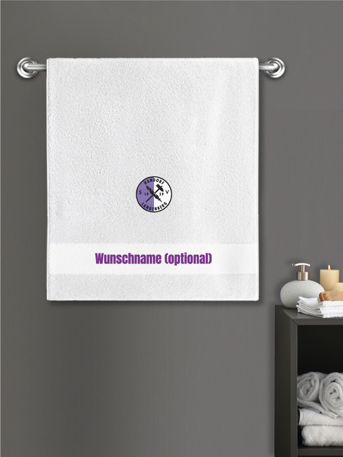 Badehandtuch Team Sticklogo