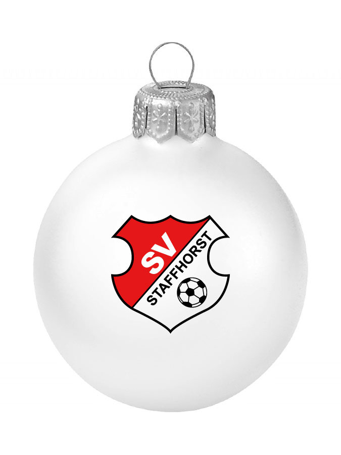 Weihnachtskugel Logo 8cm