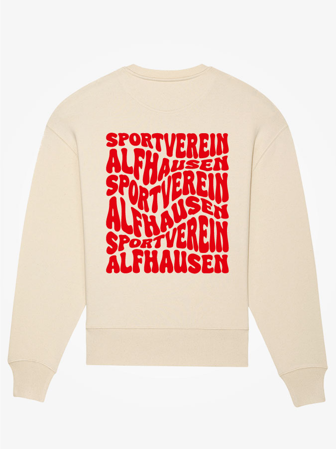 Oversized Sweater Wavy Herren