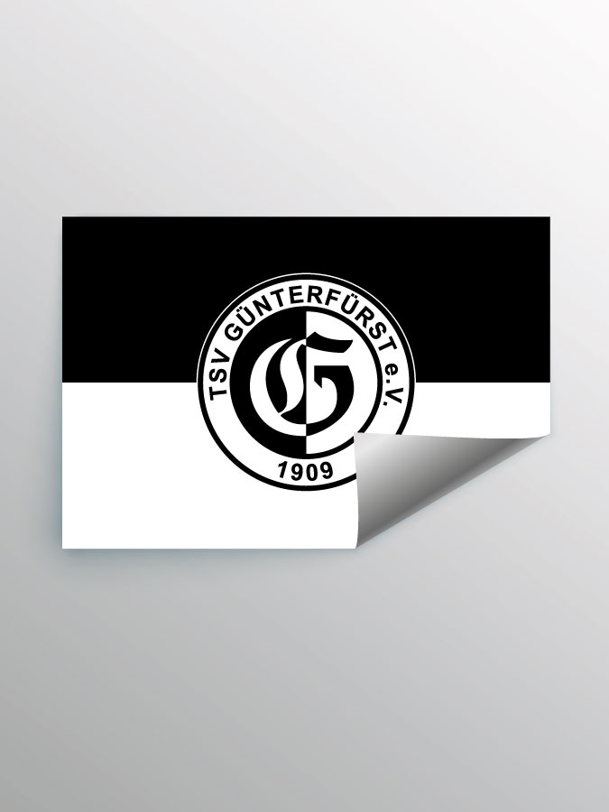 Aufkleber DIN A7 Logo
