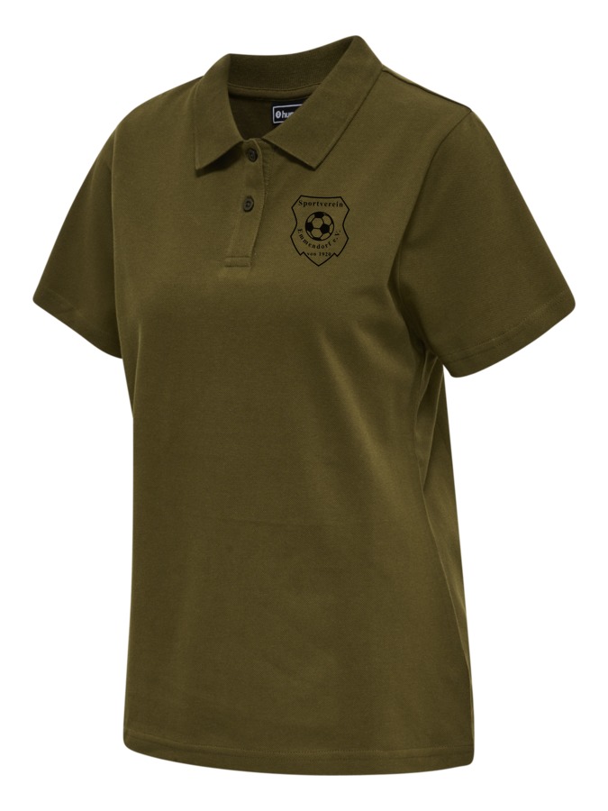 Hummel Red Stretch Polo Damen