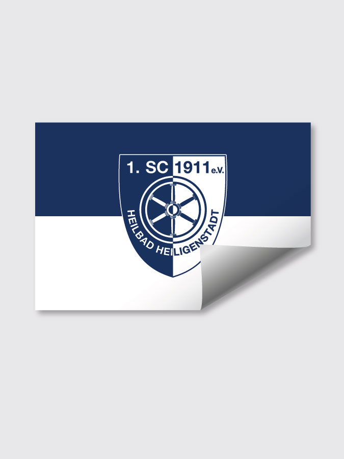 Aufkleber DIN A7 Logo