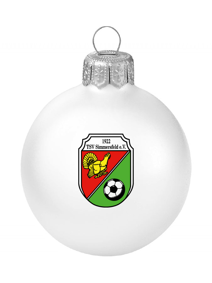 Weihnachtskugel Logo 8cm