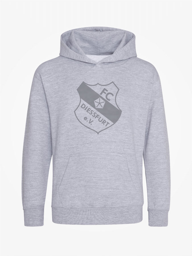 Hoodie All Grey Kids Unisex