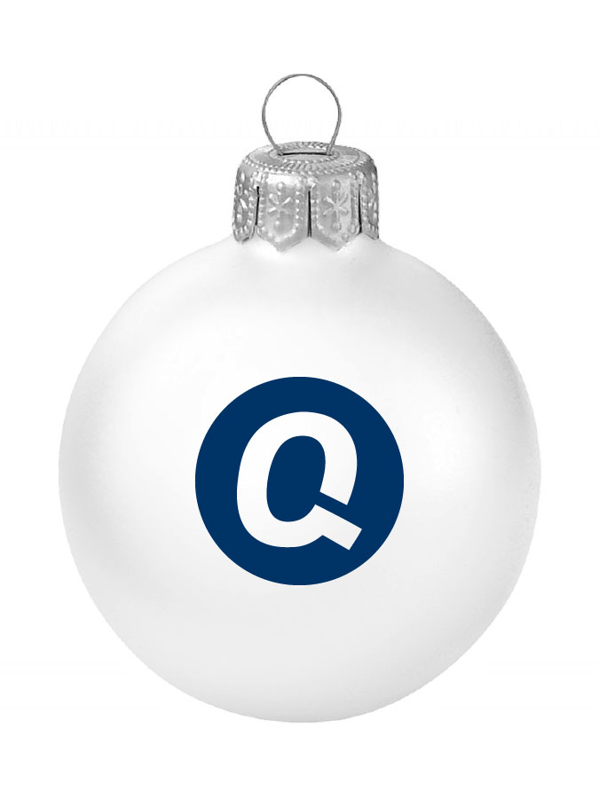 Weihnachtskugel Logo 8cm